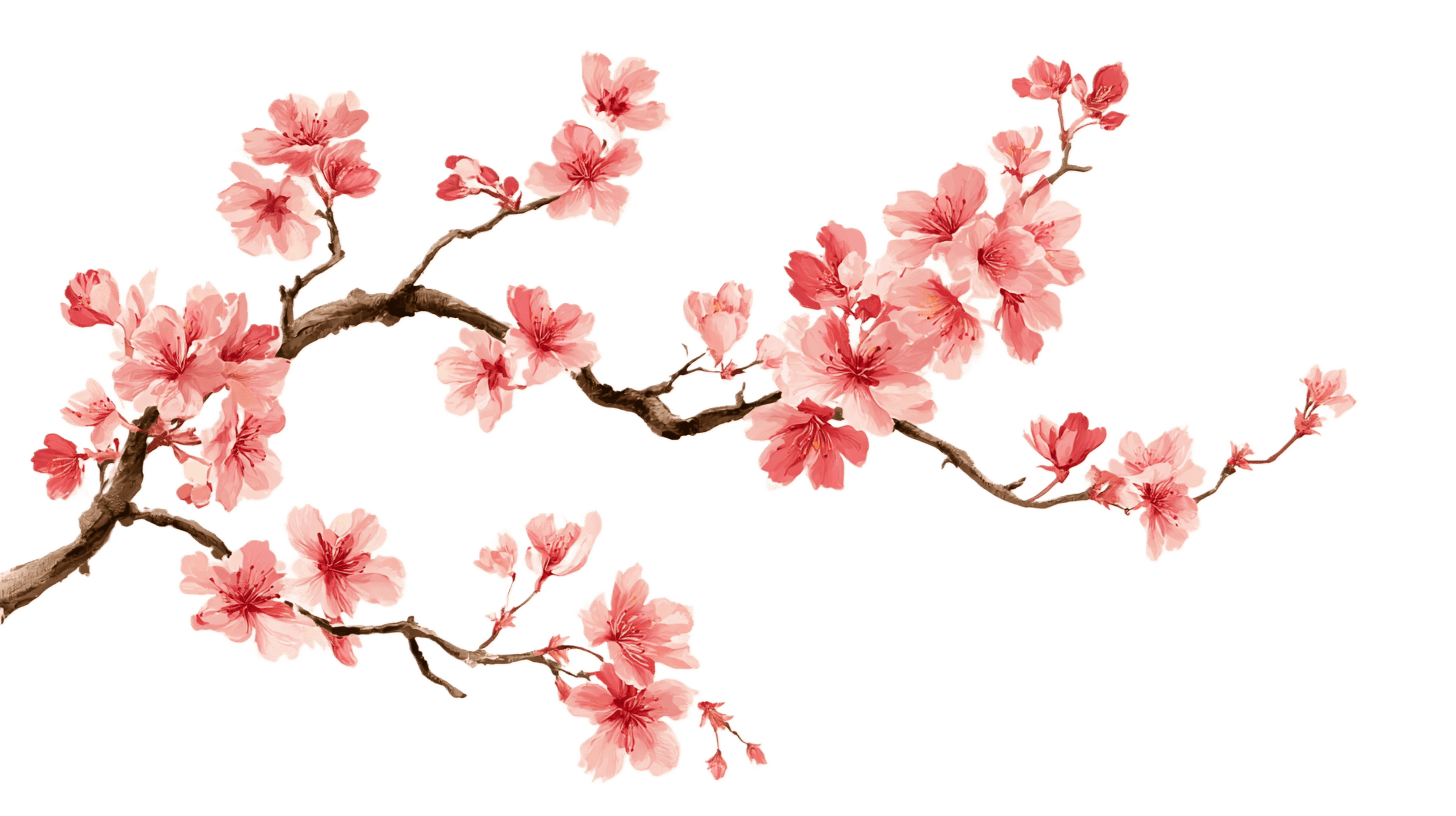 Sakura Branch Top Left